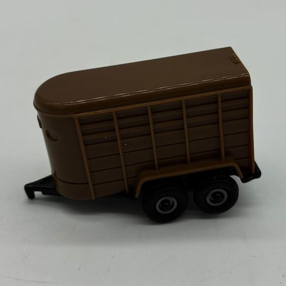 John Deere Die Cast Farm Tractors Combines Club Car Trailers 8pc Horse Carrier - Picture 9 of 10